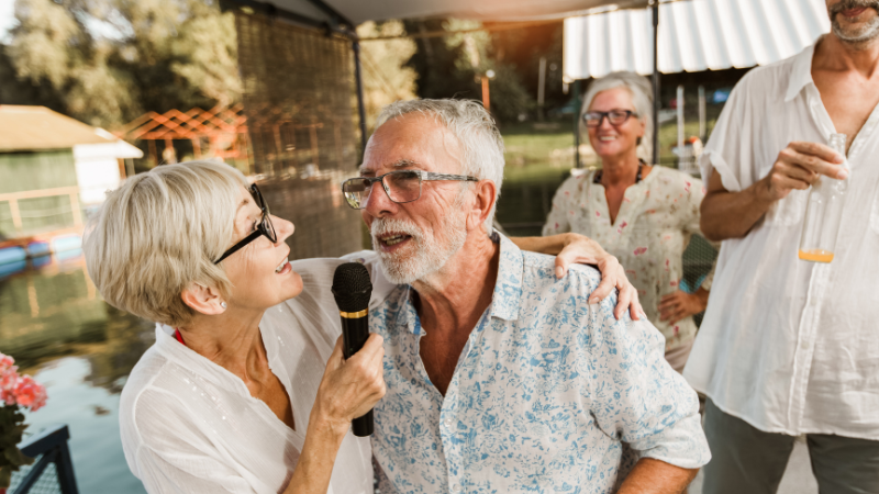 Fun Party Games for Seniors - Karaoke