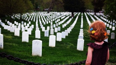 At Bethesda, we believe in honoring Veteran loved ones—from celebrating Veterans Day to military funerals. Read this family's struggle to give their Father a final salute, when unaware of the Veterans benefits available. Here, Emma is pictured at the Arlington National Cemetery.